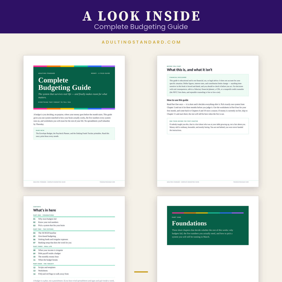 Complete Budgeting Guide — a look inside