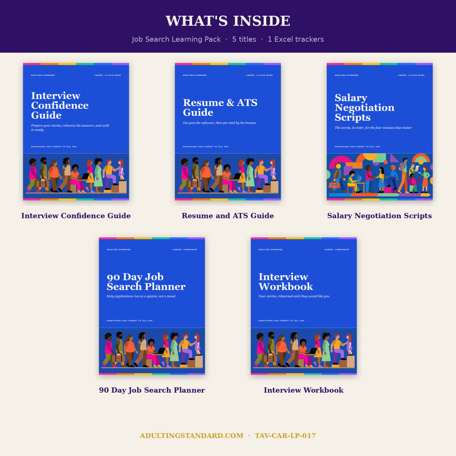Job Search Learning Pack — a look inside
