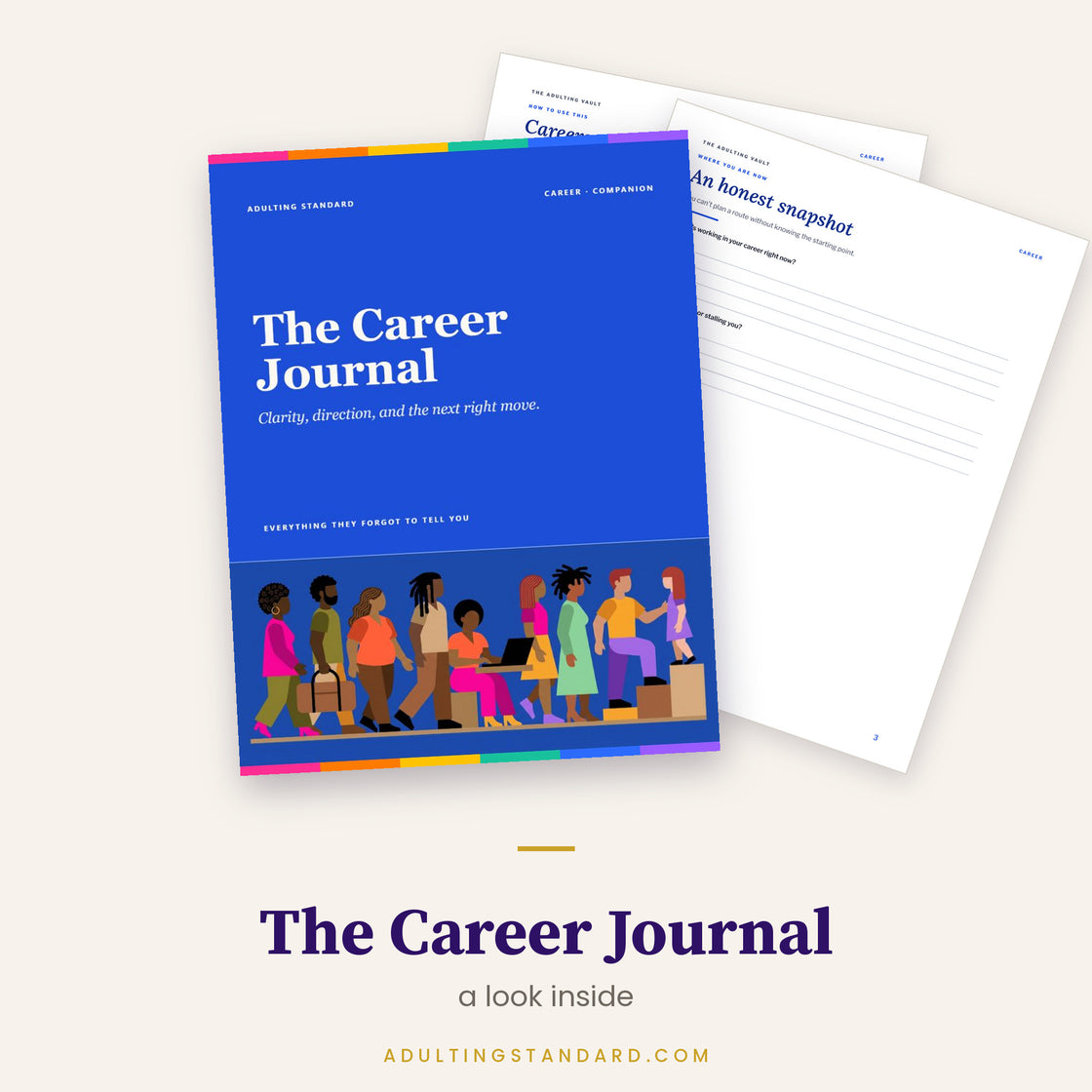 The Career Journal — a look inside — sample pages