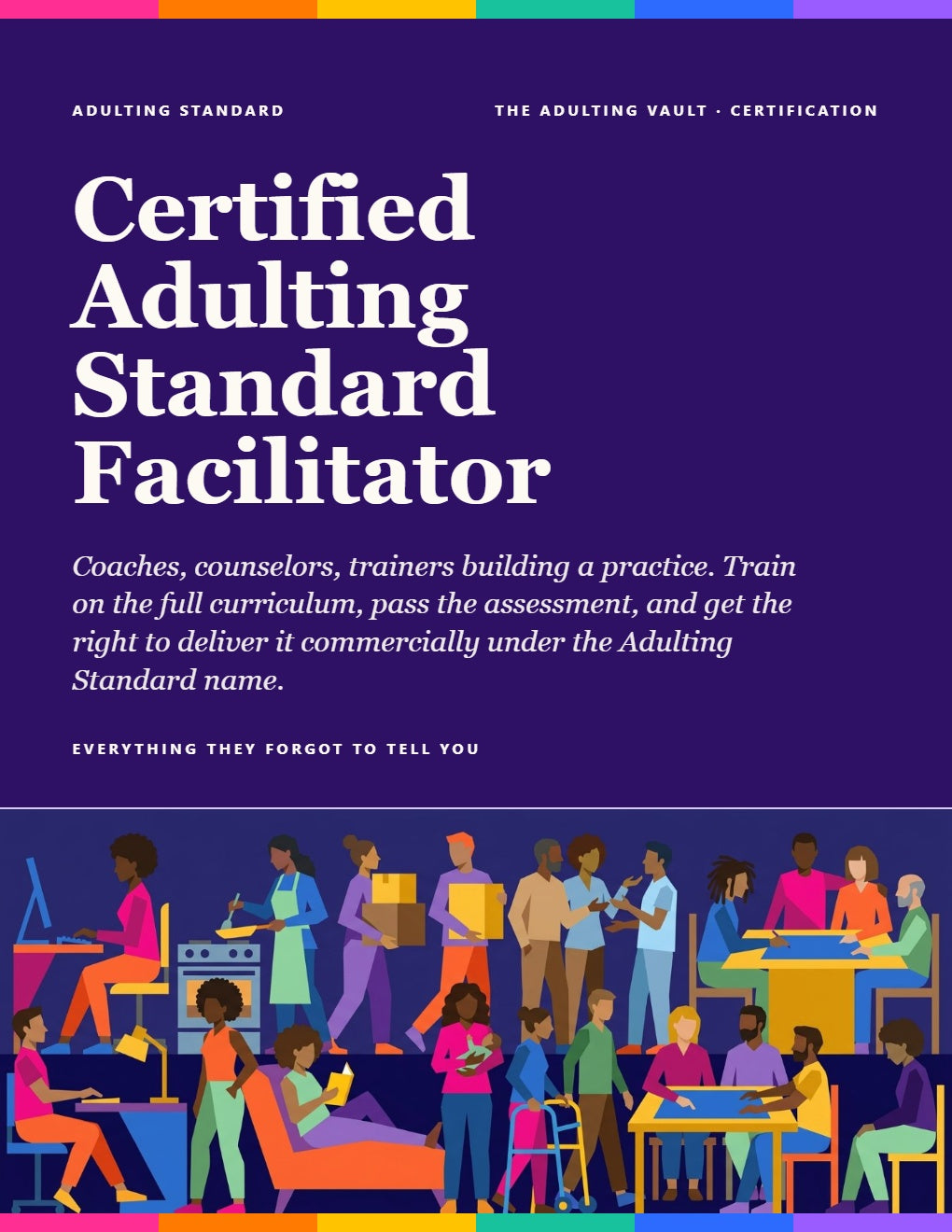 Certified Adulting Standard Facilitator cover