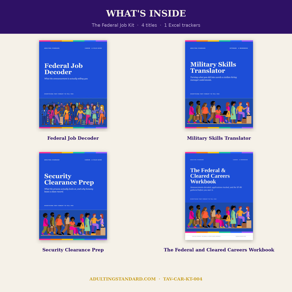 The Federal Job Kit - what is inside — sample pages