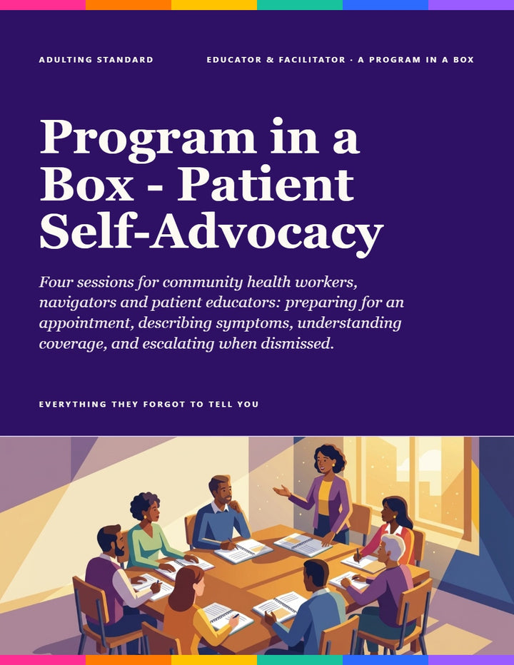 Program in a Box - Patient Self-Advocacy