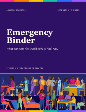 Emergency Binder