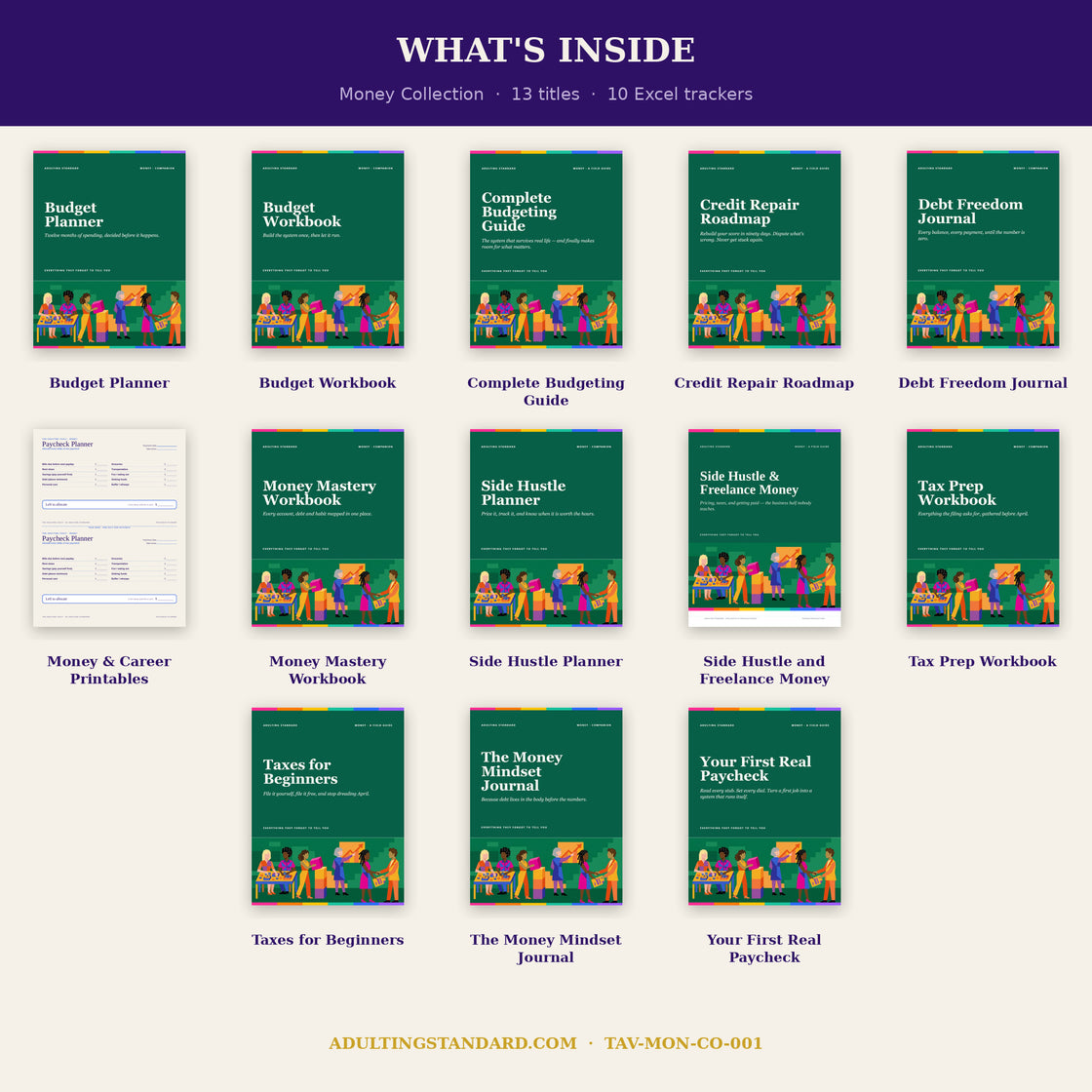 Money Collection - what is inside — sample pages