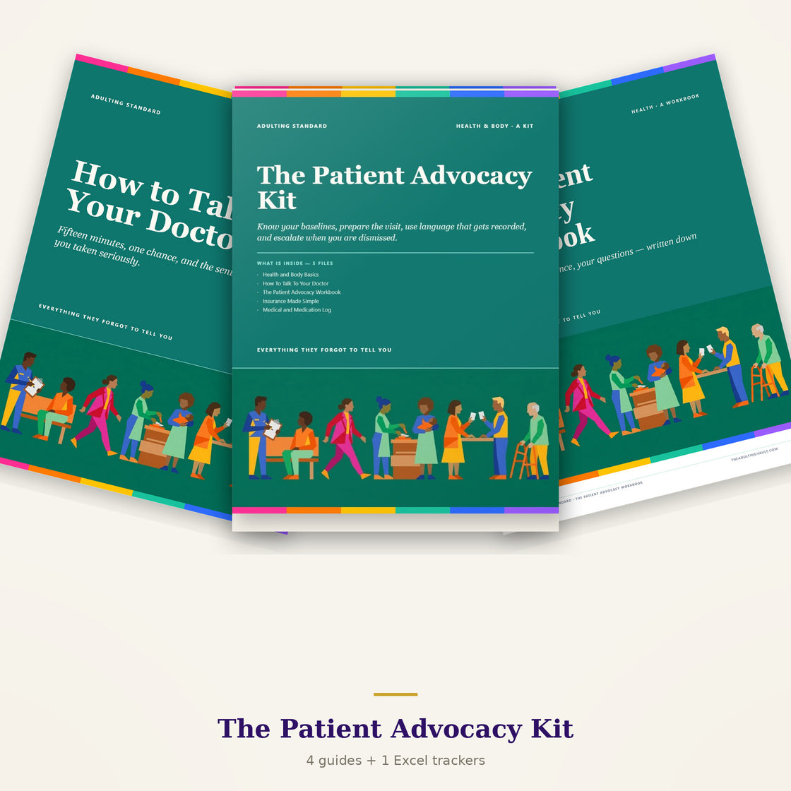 The Patient Advocacy Kit — a look inside — sample pages