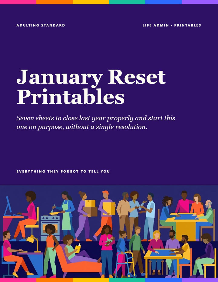 January Reset Printables