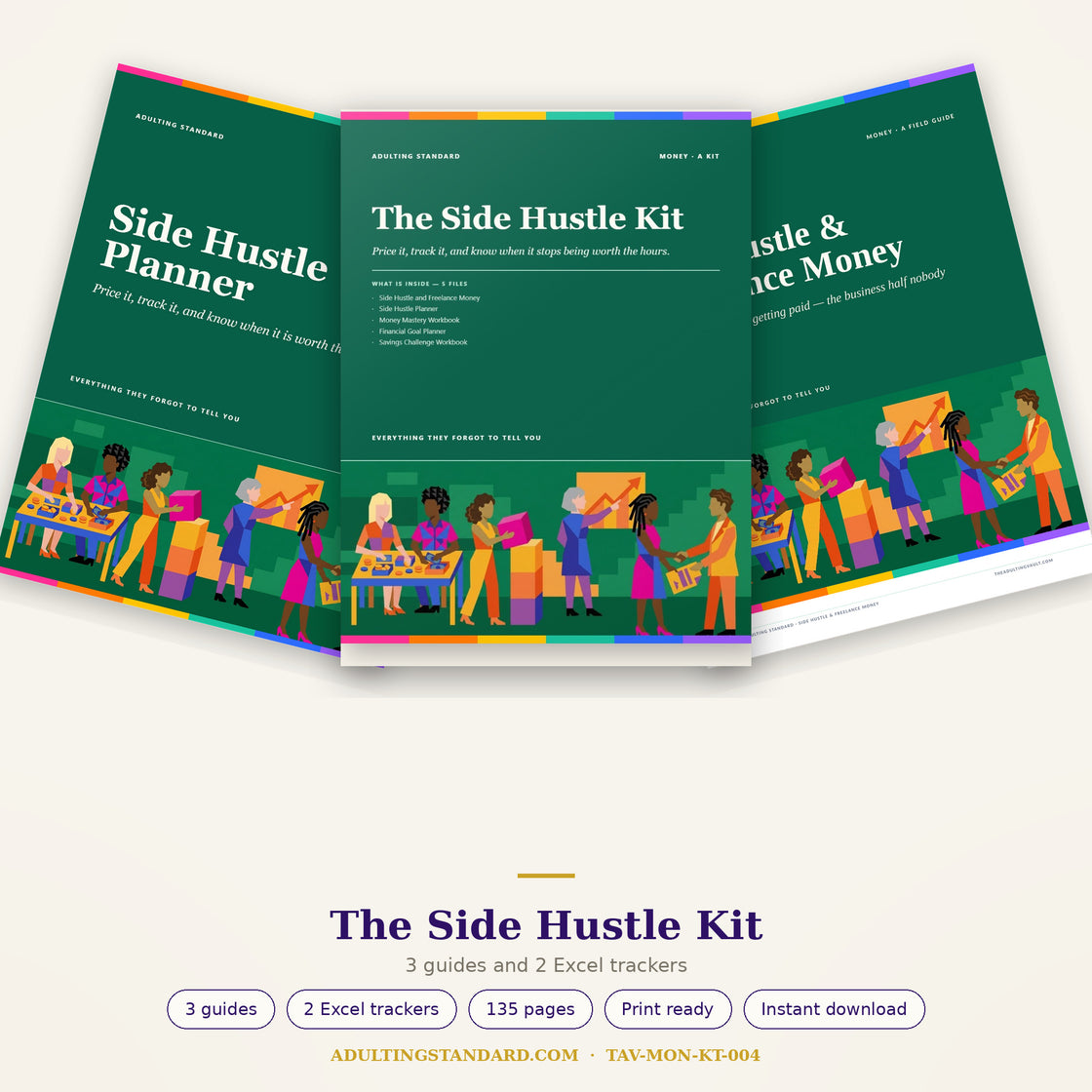 The Side Hustle Kit - a look inside — sample pages