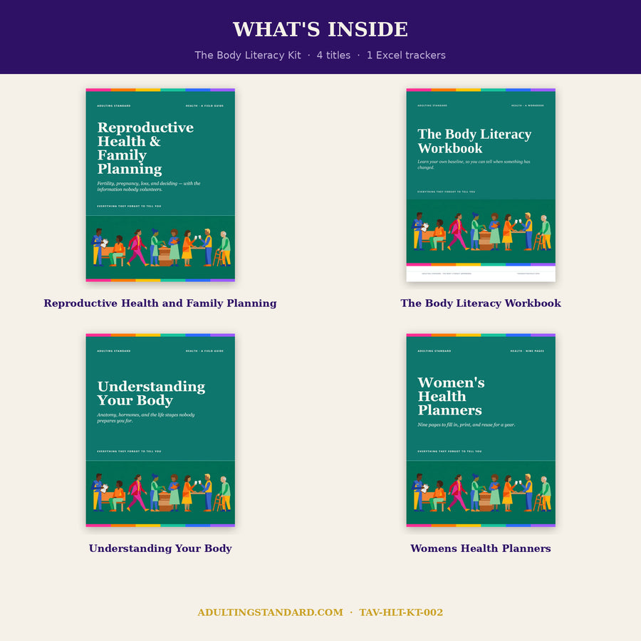 The Body Literacy Kit — a look inside