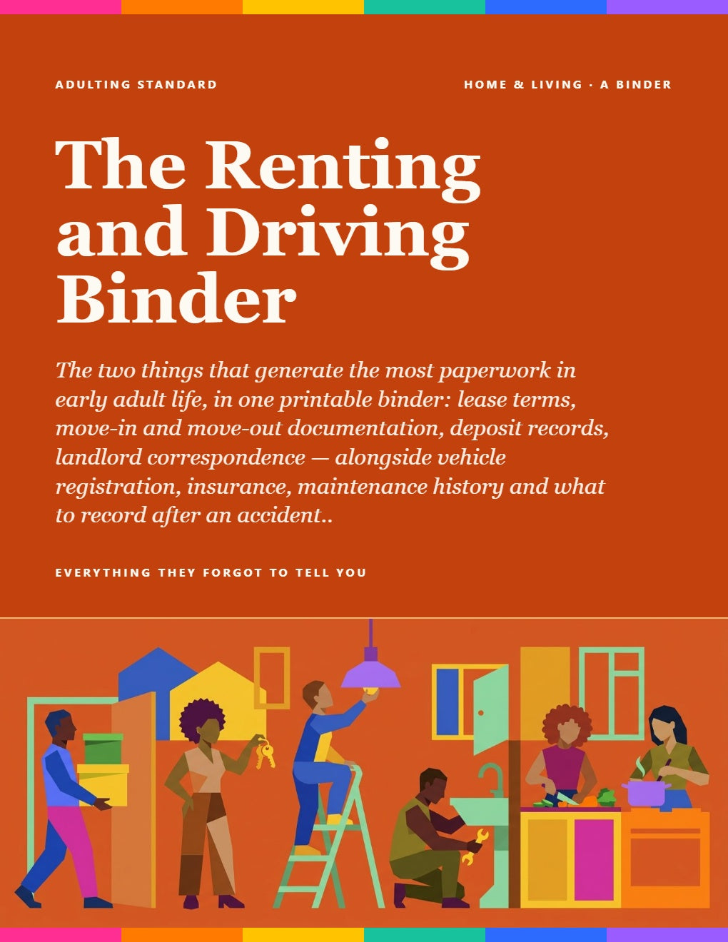 The Renting and Driving Binder cover