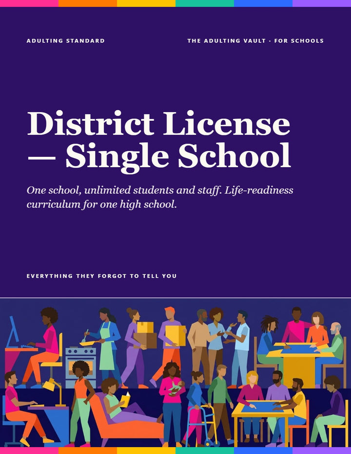 District License — Single School