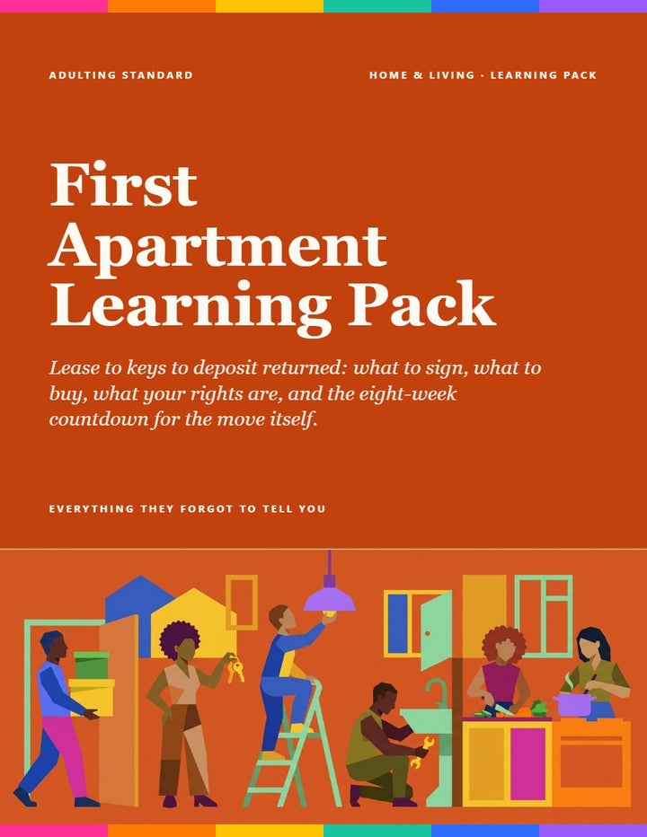 First Apartment Learning Pack