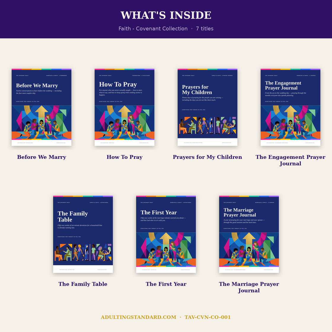 Faith & Covenant Collection - what is inside — sample pages