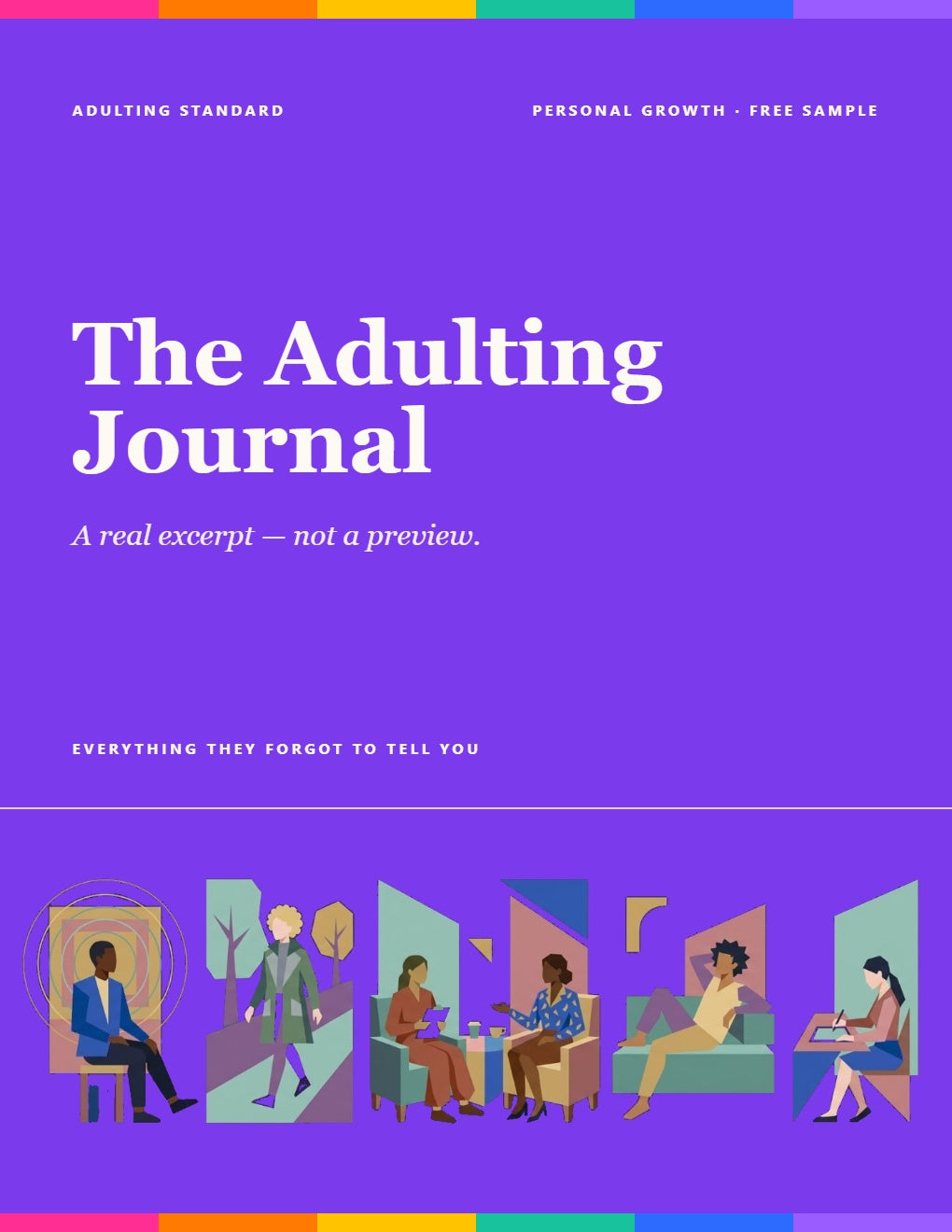 The Adulting Journal — Free Sample cover