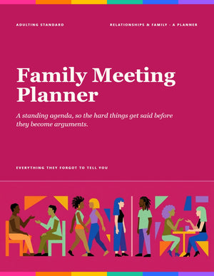 Family Meeting Planner