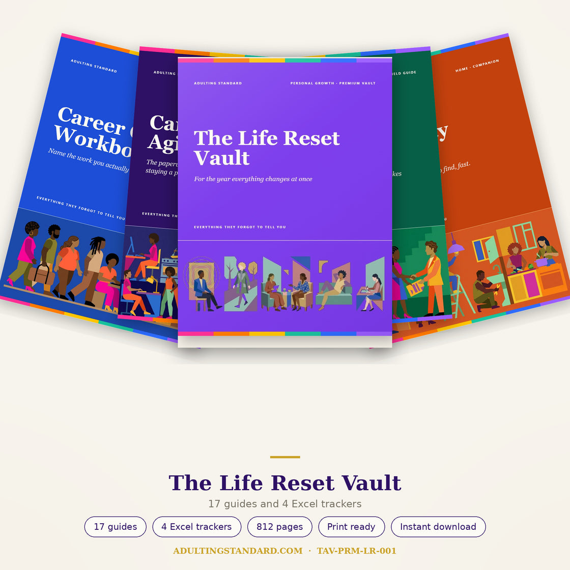 The Life Reset Vault - a look inside — sample pages