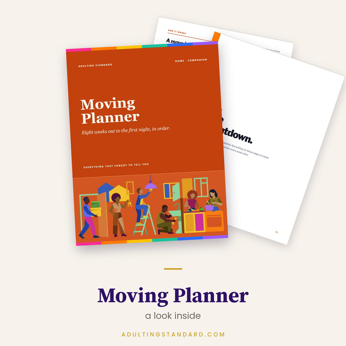 Moving Planner — a look inside — sample pages