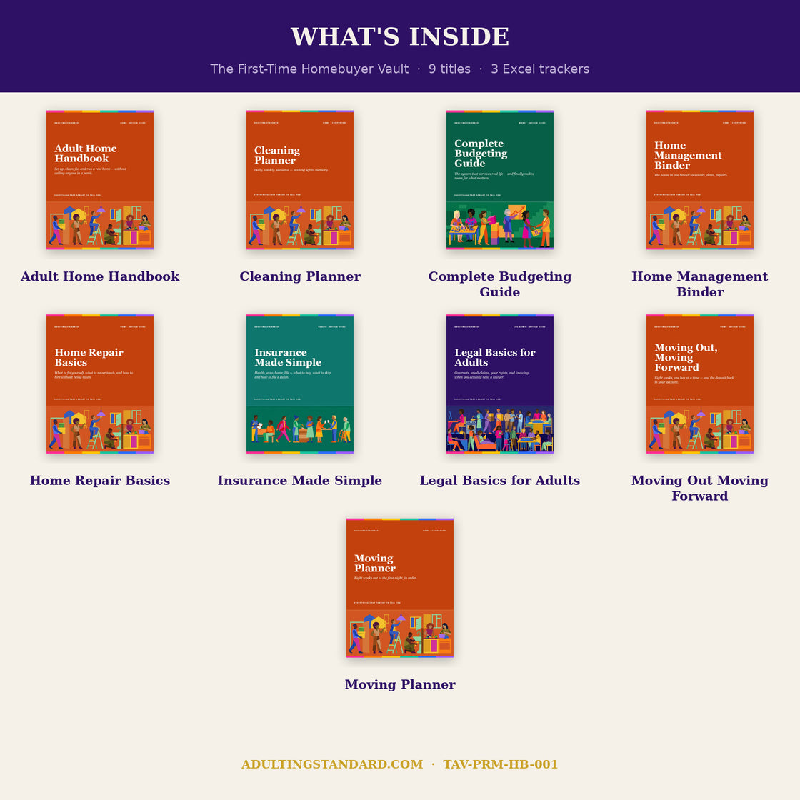 The First-Time Homebuyer Vault - what is inside — sample pages