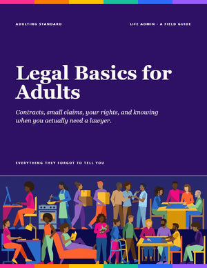 Legal Basics for Adults