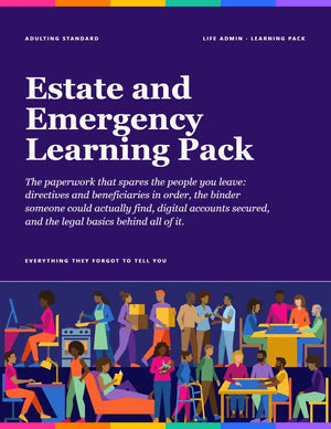 Estate and Emergency Learning Pack