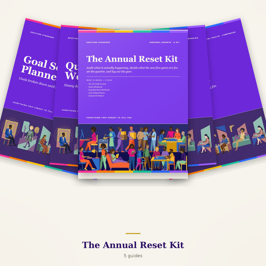 The Annual Reset Kit — a look inside — sample pages